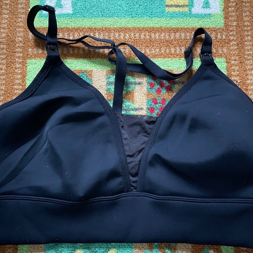 Blanqi nursing bra + VS bralette (large)